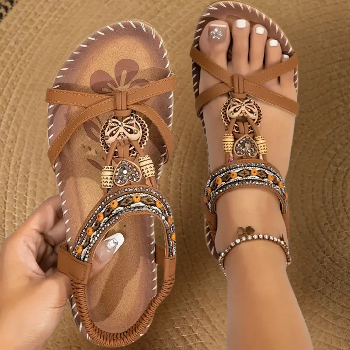 Lucía | Sandalias Estilo Ibiza Combinando Confort y Elegancia