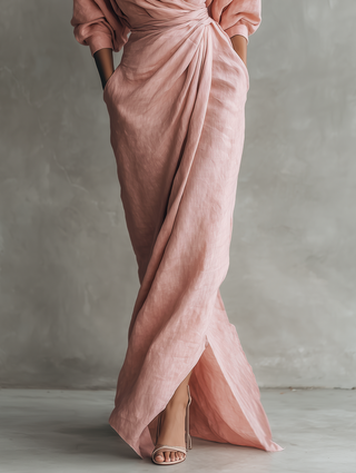 Karen | Vestido Maxi Elegante con Escote en V