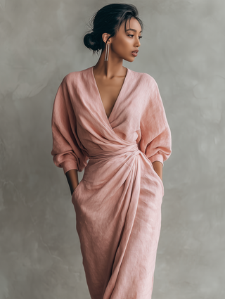Karen | Vestido Maxi Elegante con Escote en V