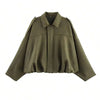 Elegante, chic y ligera chaqueta bomber para damas