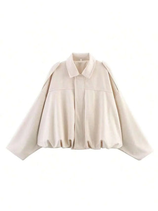 Elegante, chic y ligera chaqueta bomber para damas