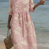 Vestido informal de mujer con estampado floral