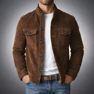 Lorenzo™ | Chaqueta de Ante Clásica