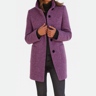 CRISTINA™ | Chaqueta de mujer con cuello alto elegante
