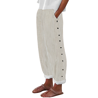 Dagny | Pantalones Veraniegos Rayados Elegantes