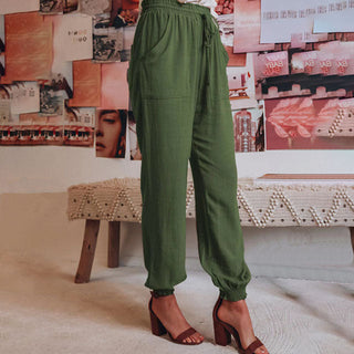 Elena | Pantalones Elegantes con Cordón