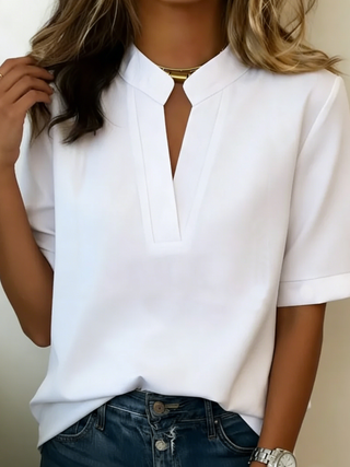 Alessia | Camisa de manga corta de corte holgado