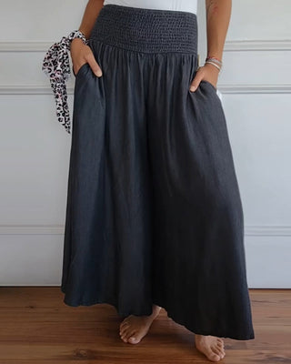 Jasper | Pantalones de Cintura Alta Smock