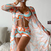 Bloom | Set de Bikini de 3 Piezas con Diseño Estampado