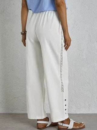 Cristina | Pantalones Holgados con Botones