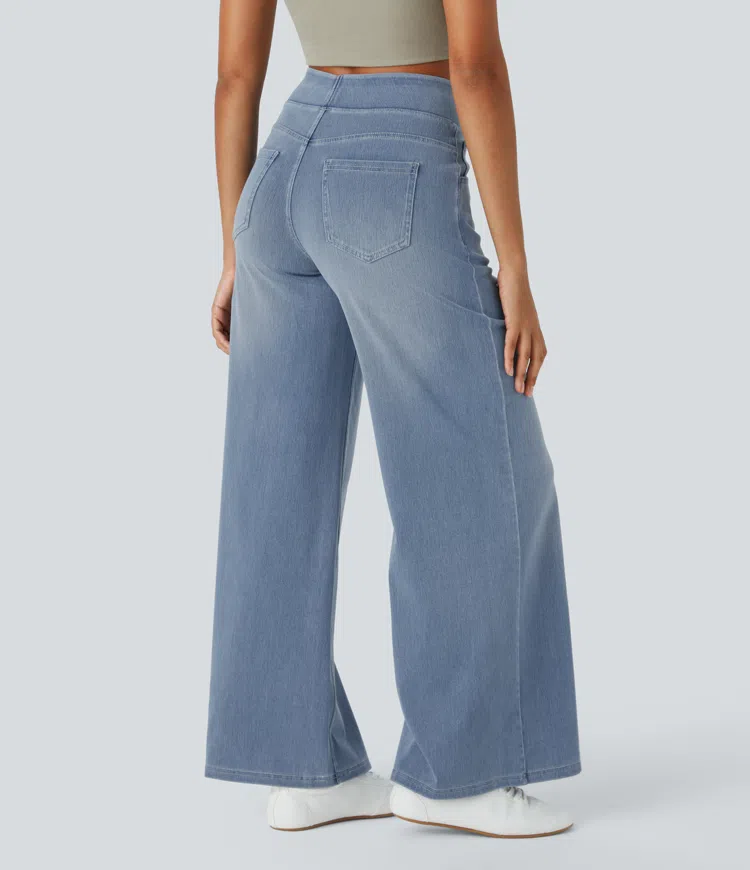Solène - Jeans de Pierna Ancha Fit Relajado