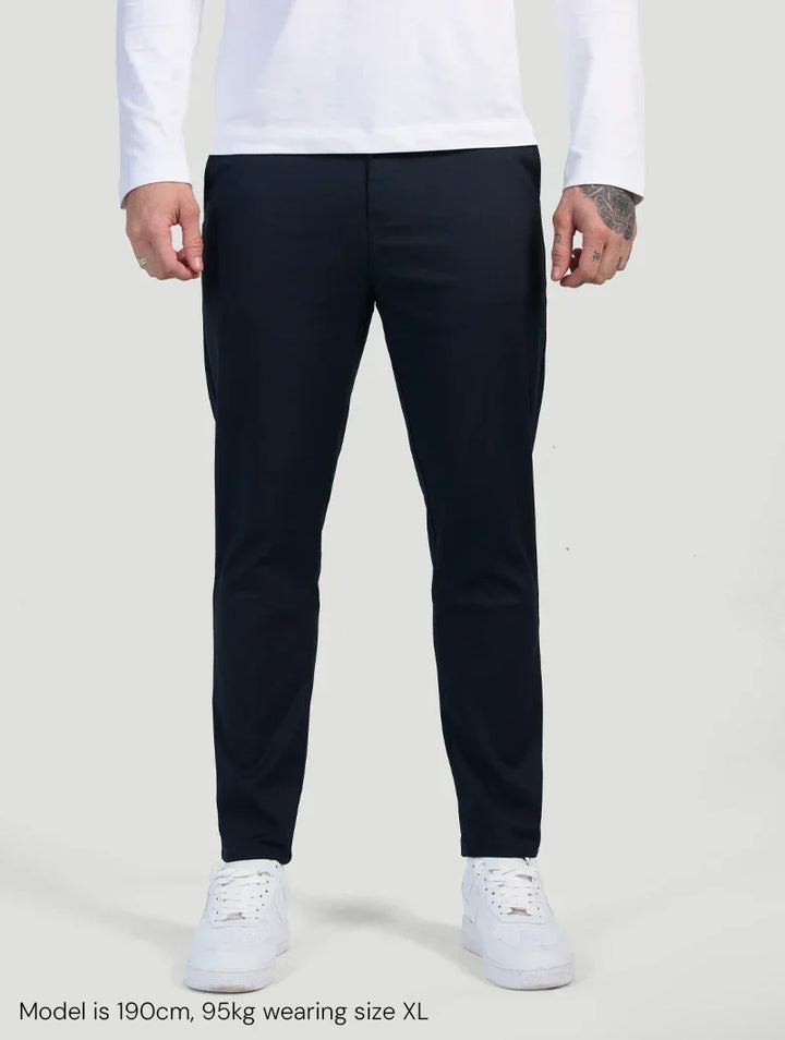 Astino Pantalones rectos - Azul Oscuro