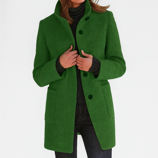 CRISTINA™ | Chaqueta de mujer con cuello alto elegante