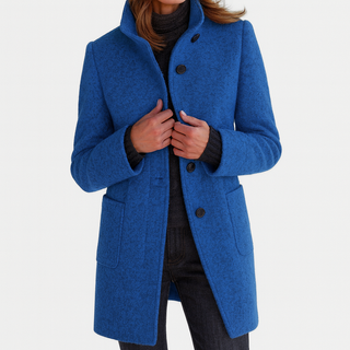 CRISTINA™ | Chaqueta de mujer con cuello alto elegante