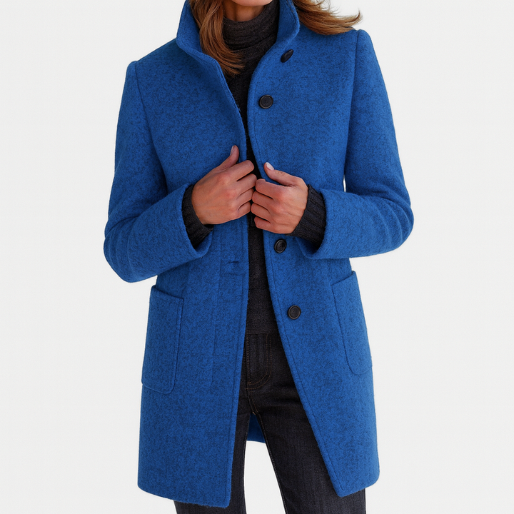 CRISTINA™ | Chaqueta de mujer con cuello alto elegante