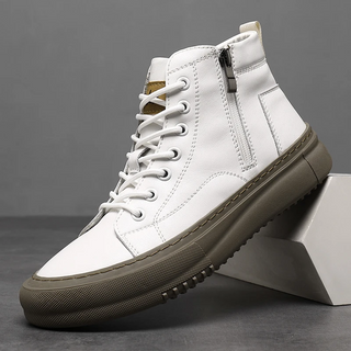 Miguel | Zapatillas altas de cuero sintético