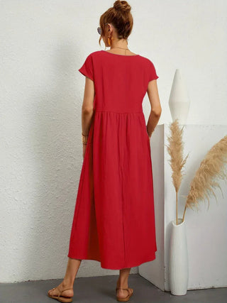 Gabriela™ | Vestido midi fluido de elegancia clásica