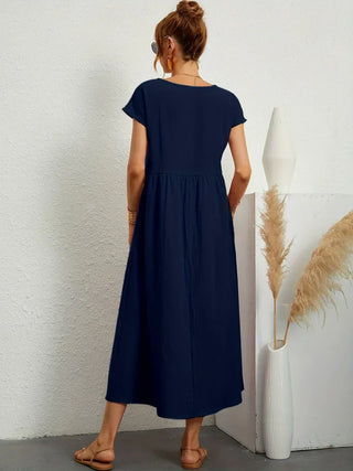 Gabriela™ | Vestido midi fluido de elegancia clásica