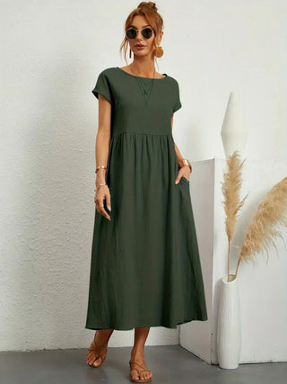 Gabriela™ | Vestido midi fluido de elegancia clásica