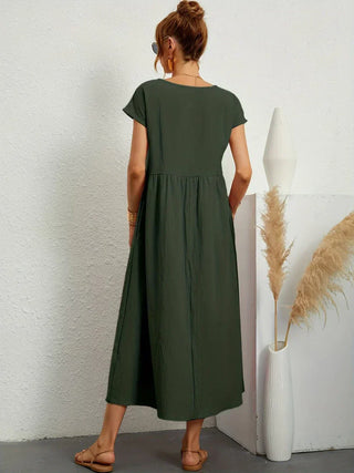Gabriela™ | Vestido midi fluido de elegancia clásica