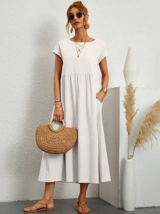 Gabriela™ | Vestido midi fluido de elegancia clásica