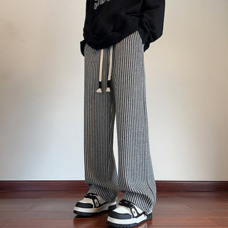 XAVIERA – PANTALONES DE FELPA MODERNOS A RAYAS