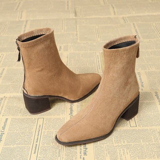 Giuliana | Botines Elegantes en Ante