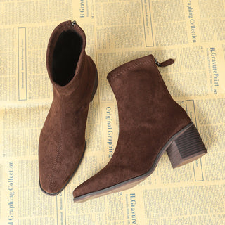 Giuliana | Botines Elegantes en Ante