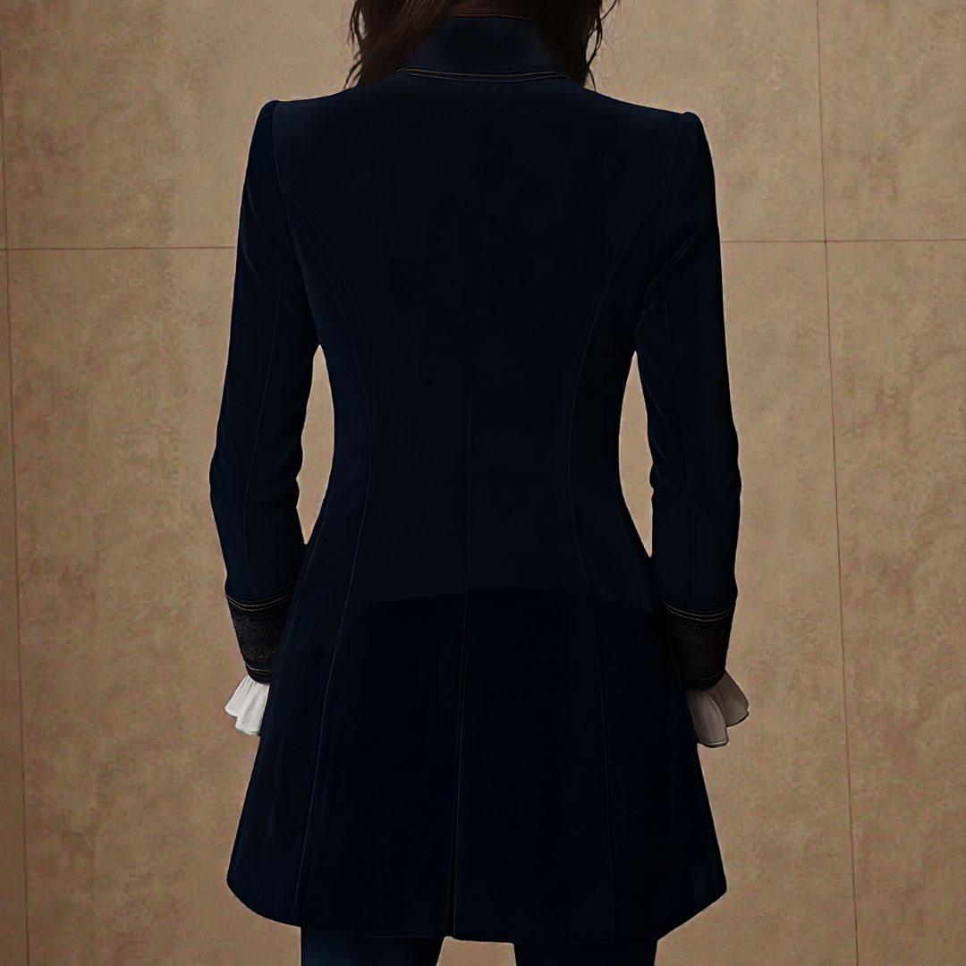 Elisa™ | Chaqueta de Piel Sintética de Terciopelo
