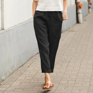 Marina | Pantalones Amplios con Bolsillos