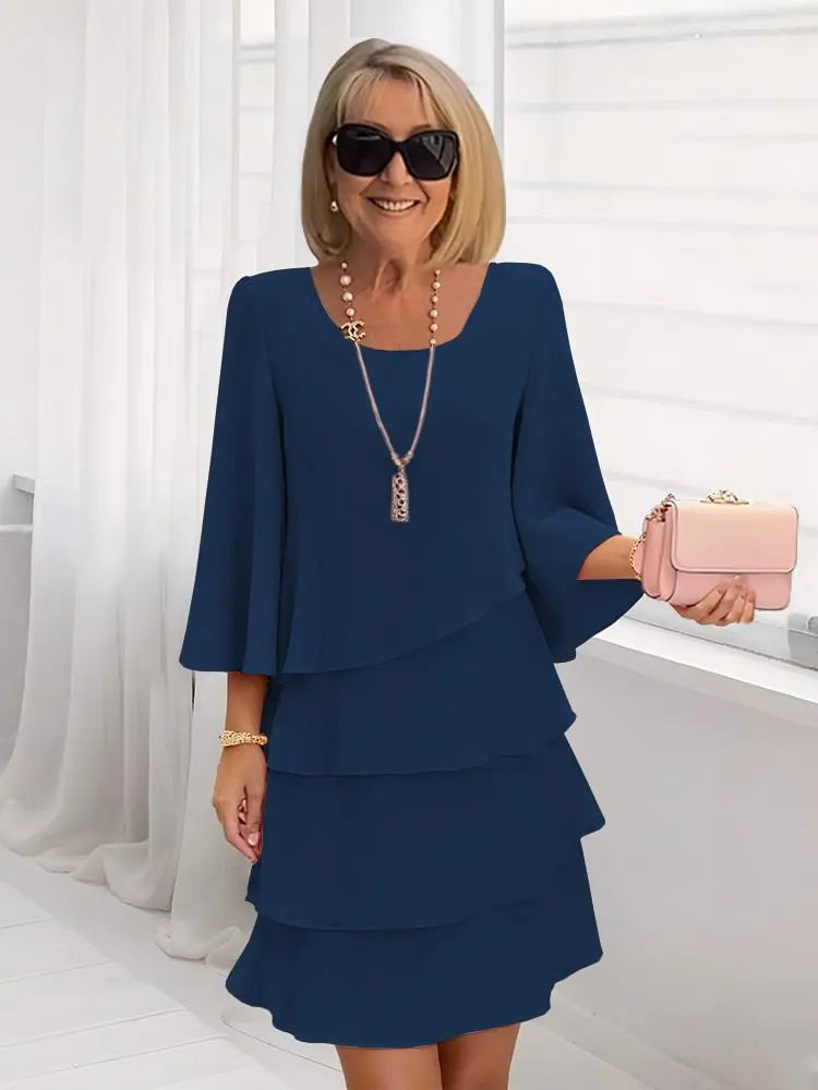 Casandra | Elegant dress with ruffles and maximum comfort