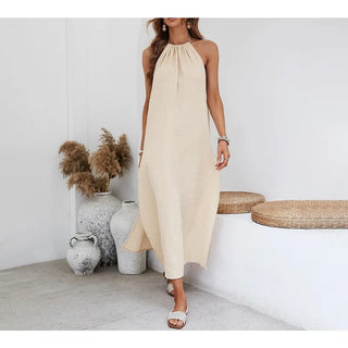 Tina | Top Halter Off Shoulder con Cordones