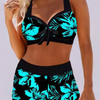 Sherrie - Bañador de Cintura Alta con Diseño Floral