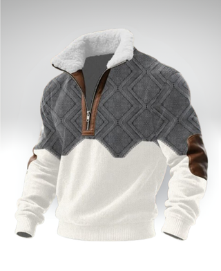 MAXIM™║Jersey con cremallera y cuello forrado