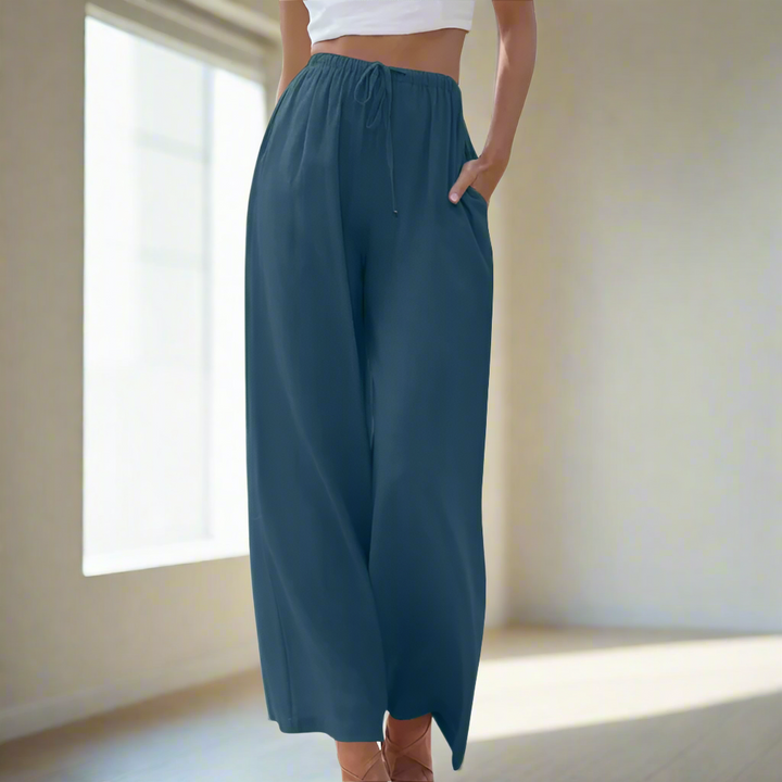 Liam | Pantalones de Verano de Pierna Ancha