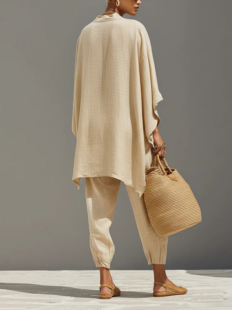 CONJUNTO ESTILO BOHO HOLGADO 2 PIEZAS