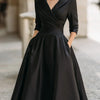 Luisa | Vestido midi satinado