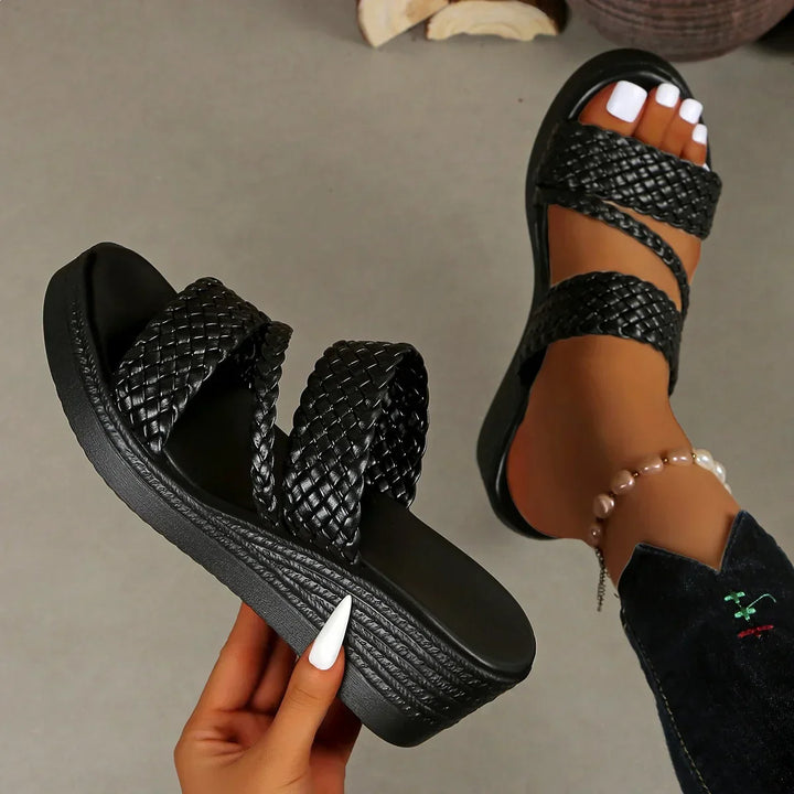 Olivia | Sandalia de Plataforma Cómoda
