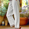 Wren – Pantalones Cropped Relax con Detalles en Contraste