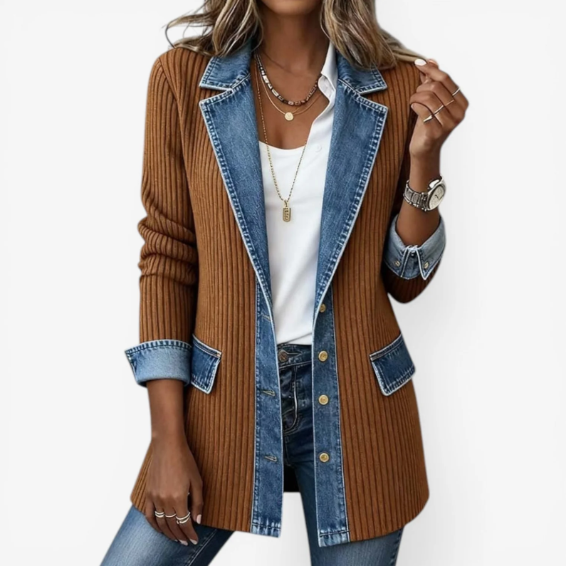 Emilia™ | Chaqueta de Denim de Algodón