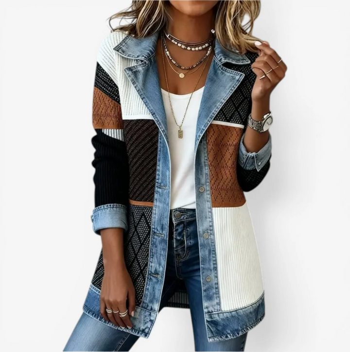 Emilia™ | Chaqueta de Denim de Algodón