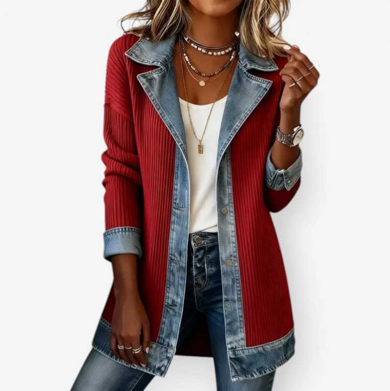 Emilia™ | Chaqueta de Denim de Algodón