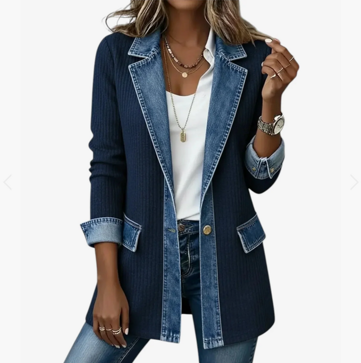 Emilia™ | Chaqueta de Denim de Algodón