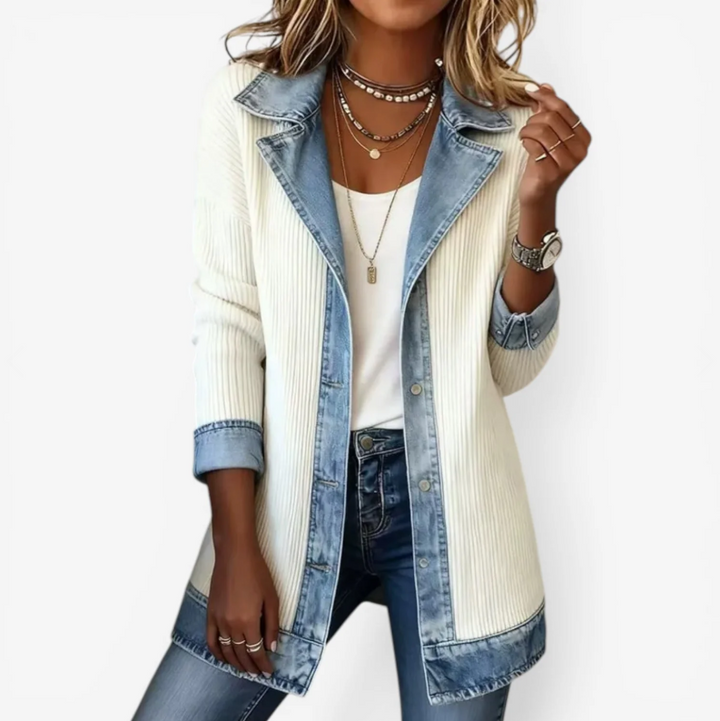 Emilia™ | Chaqueta de Denim de Algodón