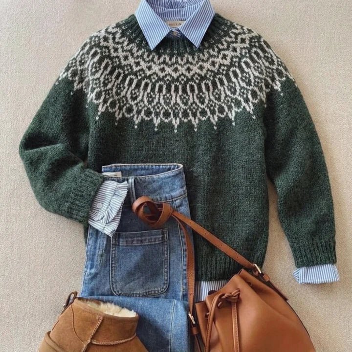Tatiana™ | Classic Vintage Knit Sweater