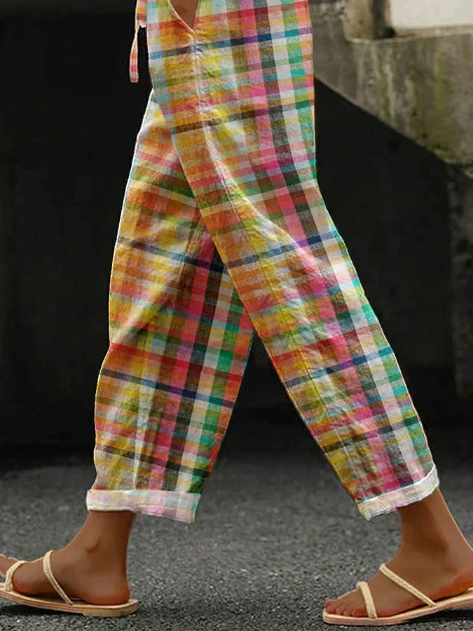 ZENARIA – PANTALONES A RAYAS CÓMODOS