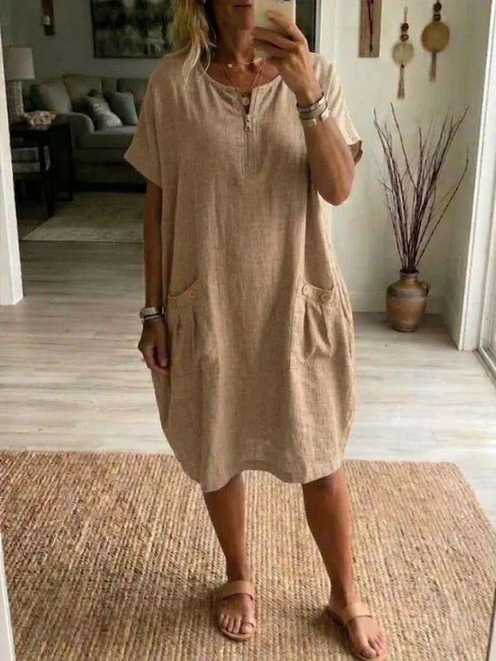 Teresa | Vestido con Cierre de Cremallera