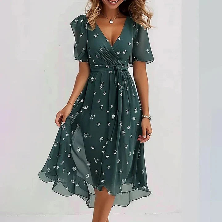 Kiara | Elegant multicolor dress