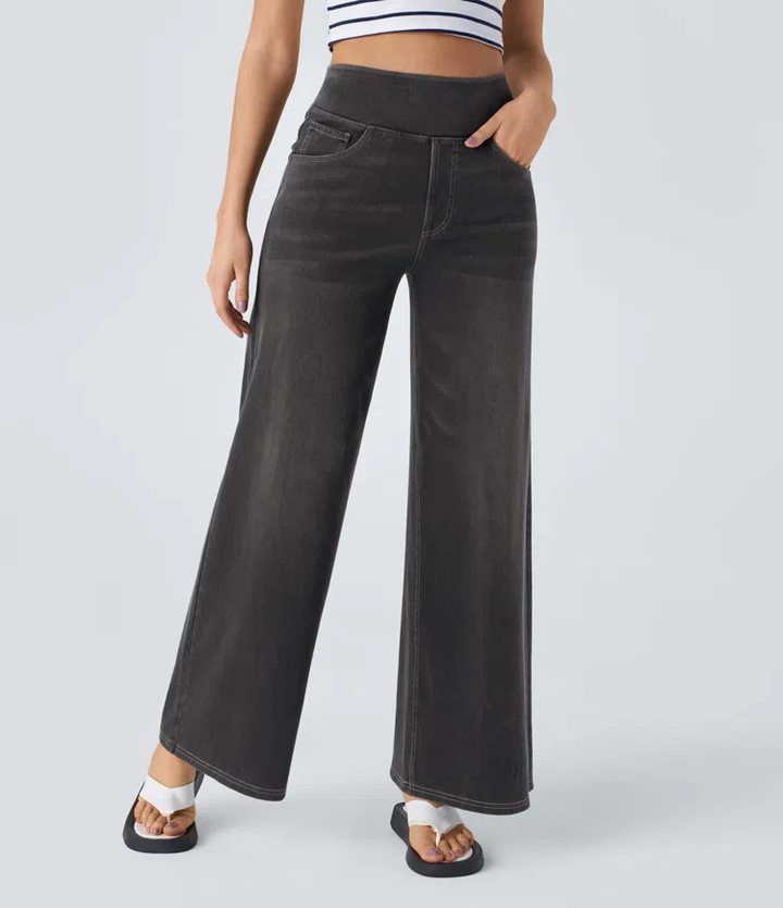 Solène - Jeans de Pierna Ancha Fit Relajado