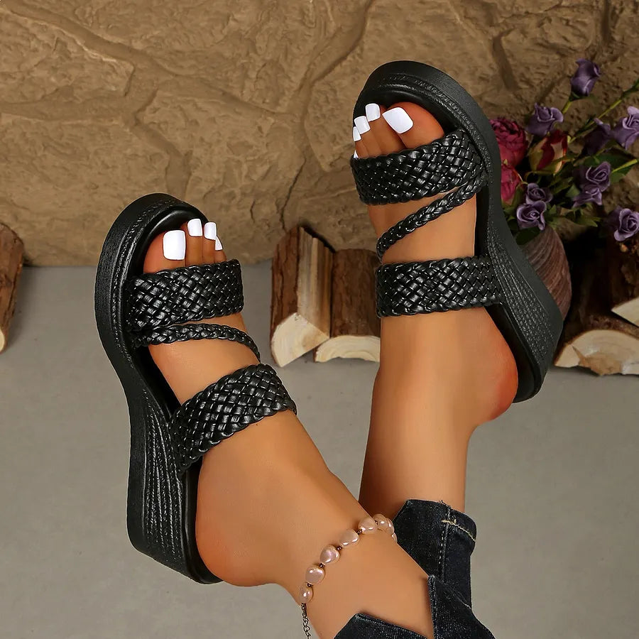 Olivia | Sandalia de Plataforma Cómoda